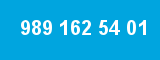 989 162 54 01 989 162 54 01
